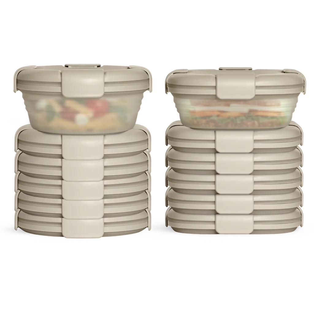 12-Pack Mixed Food Storage Set