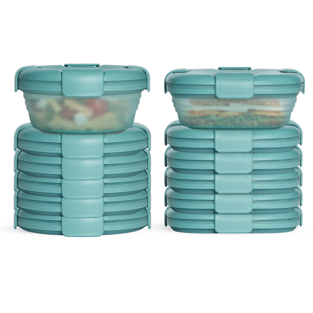 12-Pack Mixed Food Storage Set