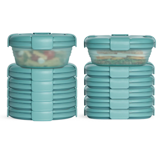 12-Pack Mixed Food Storage Set