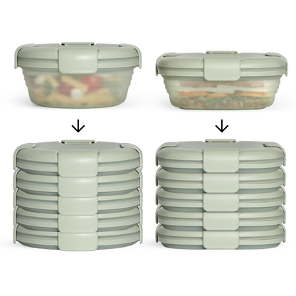 12-Pack Mixed Food Storage Set