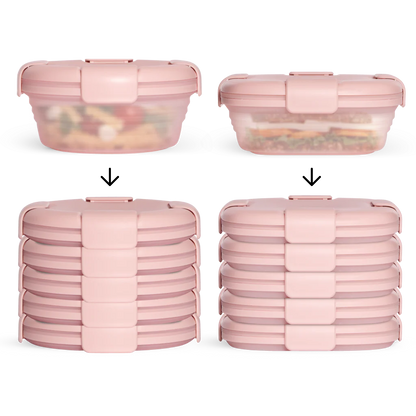 12-Pack Mixed Food Storage Set