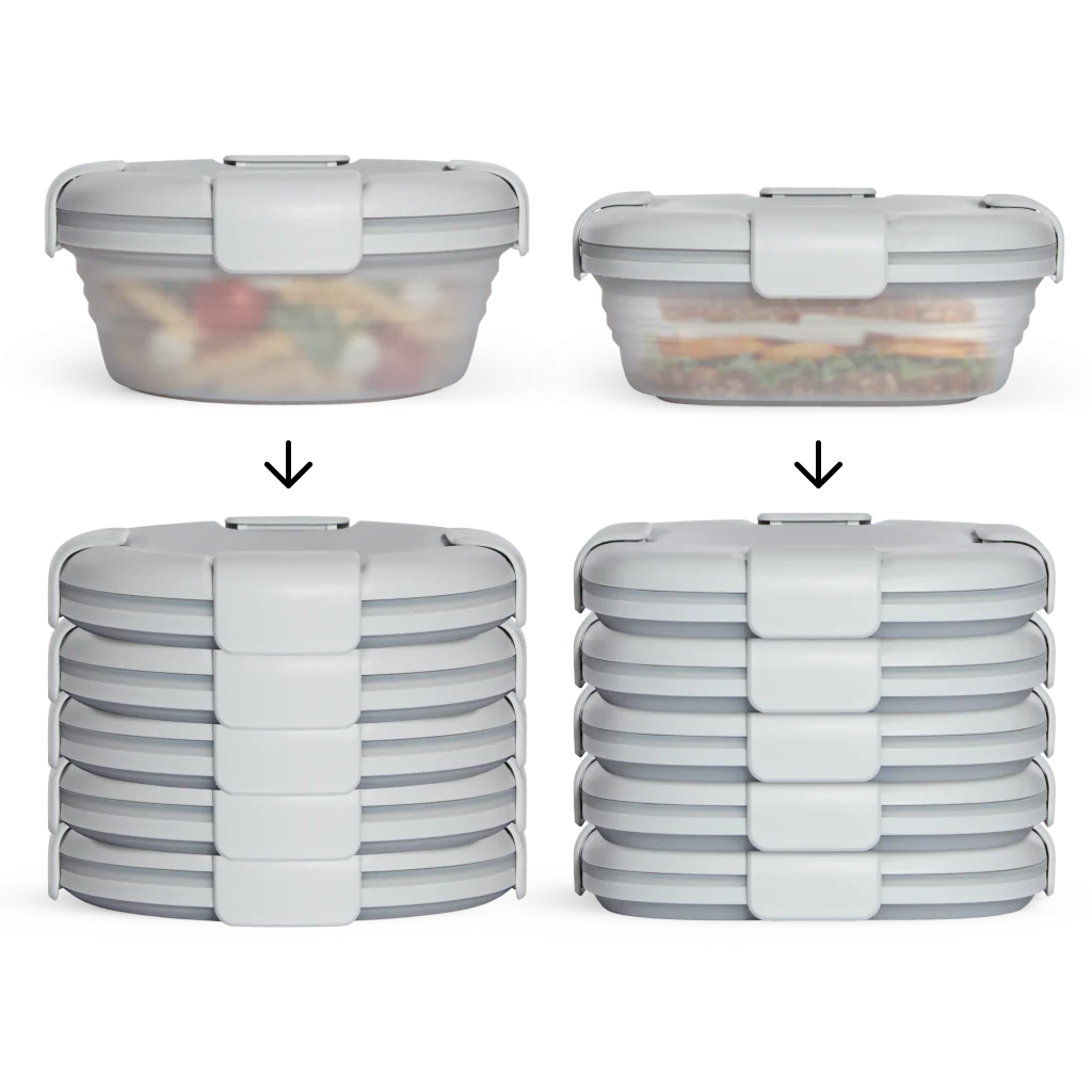 12-Pack Mixed Food Storage Set