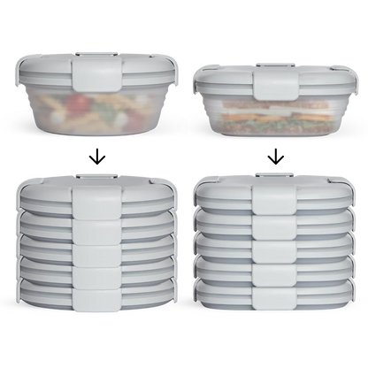 12-Pack Mixed Food Storage Set