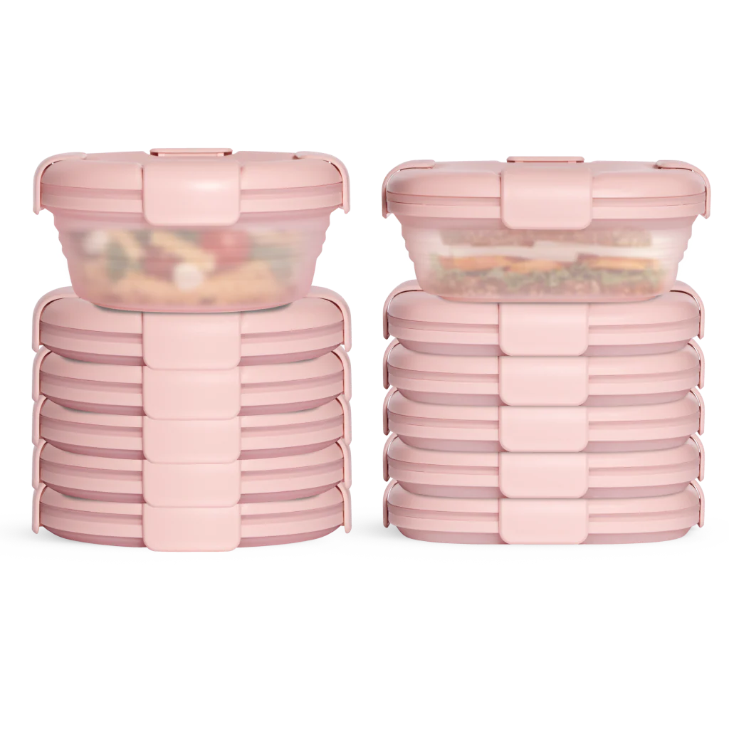 12-Pack Mixed Food Storage Set