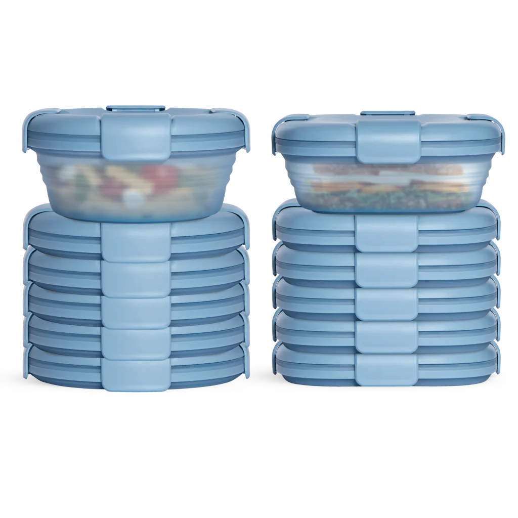 12-Pack Mixed Food Storage Set