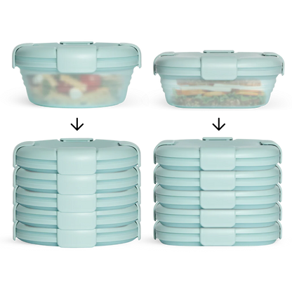 12-Pack Mixed Food Storage Set