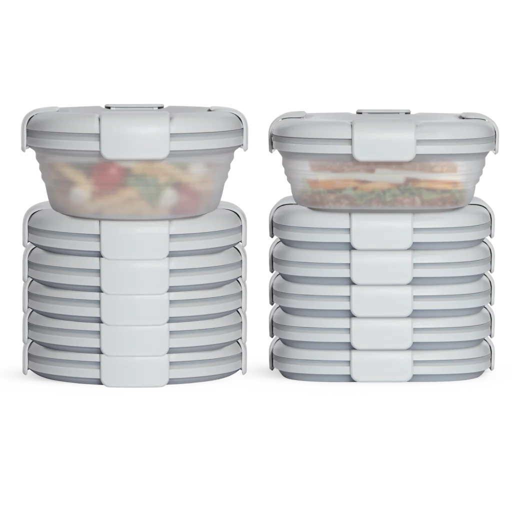 12-Pack Mixed Food Storage Set