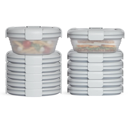 12-Pack Mixed Food Storage Set