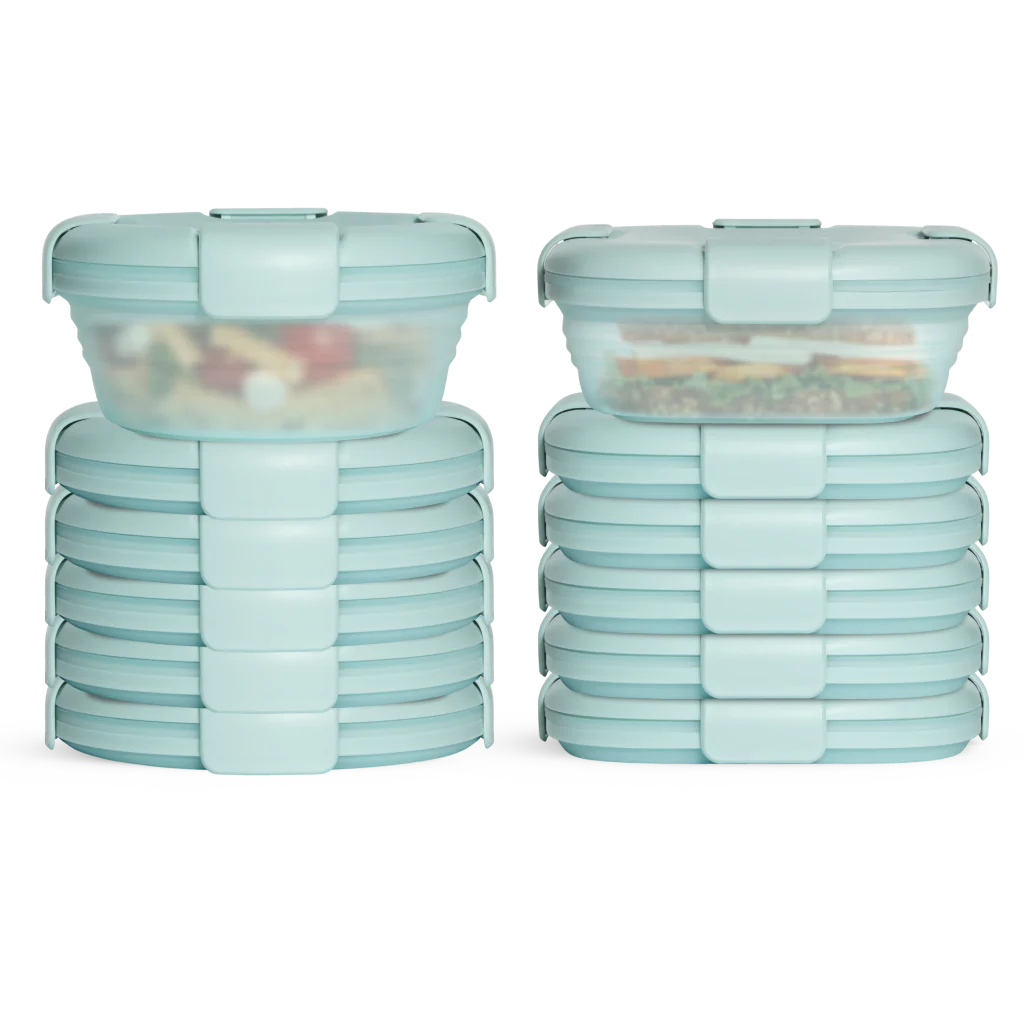 12-Pack Mixed Food Storage Set