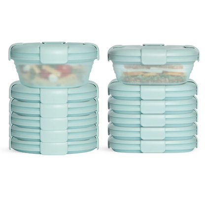 12-Pack Mixed Food Storage Set