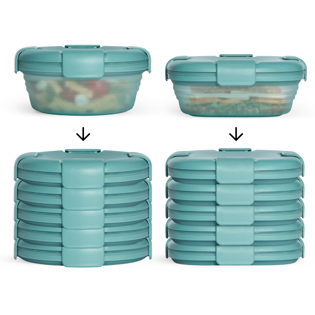 12-Pack Mixed Food Storage Set