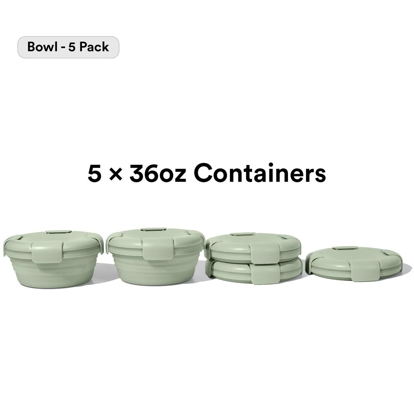 Food Storage Bowl Set - 5 Pack